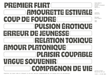 Déclaration d’amour composée en Ocytocine par Anton Moglia par Anton Moglia