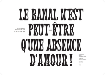 Déclaration d’amour composée en  par Lola Duval